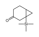 6-trimethylsilylbicyclo[4.1.0]heptan-4-one结构式