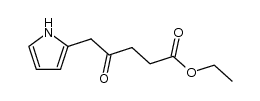 ethyl 4-oxo-5-(2-pyrrolyl)-pentanoate结构式