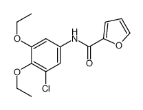 N-(3-chloro-4,5-diethoxyphenyl)furan-2-carboxamide Structure