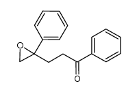 1-phenyl-3-(2-phenyloxiran-2-yl)propan-1-one Structure