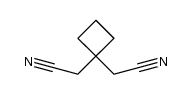 2,2'-(cyclobutane-1,1-diyl)diacetonitrile Structure