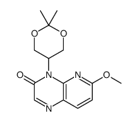 4-(2,2-二甲基-1,3-二噁烷-5-基)-6-甲氧基吡啶并[2,3-b]吡嗪-3(4H)-酮结构式