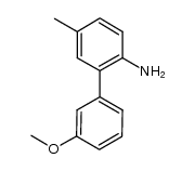 3'-methoxy-5-methyl-[1,1'-biphenyl]-2-amine结构式