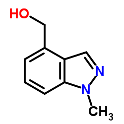 (1-methyl-1H-indazol-4-yl)methanol structure