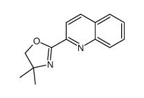 2-(4,4-Dimethyl-4,5-dihydro-2-oxazolyl)quinoline Structure