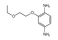 2-(2-ethoxyethoxy)benzene-1,4-diamine结构式