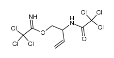 2-(2,2,2-trichloroacetamido)but-3-en-1-yl 2,2,2-trichloroacetimidate结构式