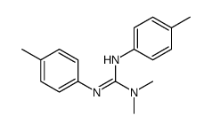 1,1-dimethyl-2,3-bis(4-methylphenyl)guanidine Structure