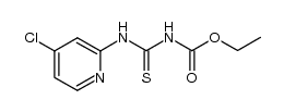 1-ethoxycarbonyl-3-(4-chloro-pyridin-2-yl)-thiourea Structure