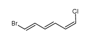 (1E,3E,5Z)-1-bromo-6-chlorohexa-1,3,5-triene结构式
