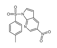 1-[(4-Methylphenyl)sulfonyl]-5-nitro-1H-pyrrolo[2,3-b]pyridine Structure