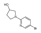 1-(5-溴-吡啶-2-基)-吡咯烷-3-醇结构式