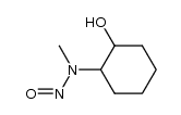 N-(2-hydroxycyclohexyl)-N-methylnitrous amide Structure