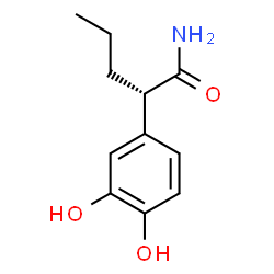 Benzeneacetamide, 3,4-dihydroxy-alpha-propyl-, (S)- (9CI)结构式