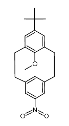 5-tert-butyl-13-nitro-8-methoxy[2.2]metacyclophane结构式