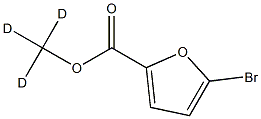 Methyl-d3 2-bromofuran-5-carboxylate Structure