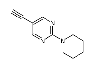 5-ethynyl-2-piperidin-1-ylpyrimidine Structure