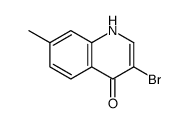 3-Bromo-4-hydroxy-7-methylquinoline结构式