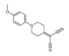 2-[1-(4-methoxyphenyl)piperidin-4-ylidene]propanedinitrile结构式