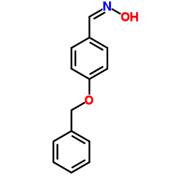 4-(BENZYLOXY)BENZENECARBALDEHYDE OXIME结构式