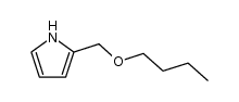 2-(butoxymethyl)-1H-pyrrole结构式