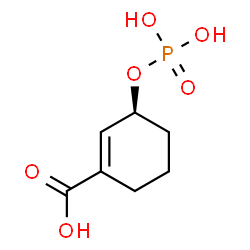 4,5-dideoxyshikimic acid 3-phosphate Structure