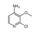 2-氯-3-甲氧基吡啶-4-胺结构式