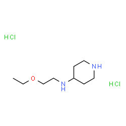 N-(2-Ethoxyethyl)piperidin-4-amine dihydrochloride结构式