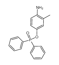 2-methyl-4-(diphenylphosphinoyloxy)aniline Structure