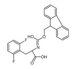 FMOC-L-2,6-二氟苯丙氨酸结构式