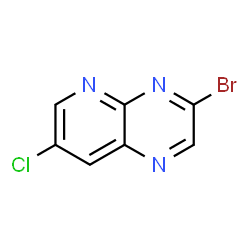3-Bromo-7-chloropyrido[2,3-b]pyrazine Structure