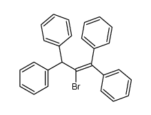 2-Brom-1,1,3,3-tetraphenyl-1-propen Structure