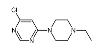 4-chloro-6-(4-ethyl-piperazin-1-yl)-pyrimidine Structure