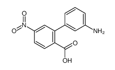 2-(3-aminophenyl)-4-nitrobenzoic acid Structure