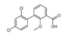 3-(2,4-dichlorophenyl)-2-methoxybenzoic acid结构式