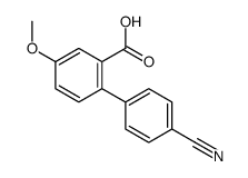 2-(4-cyanophenyl)-5-methoxybenzoic acid结构式