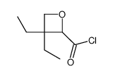 2-Oxetanecarbonyl chloride, 3,3-diethyl- (9CI) picture