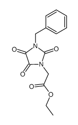 (3-BENZYL-2,4,5-TRIOXO-IMIDAZOLIDIN-1-YL)-ACETIC ACID ETHYL ESTER结构式