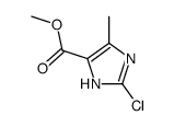 Methyl 2-chloro-4-Methyl-1H-imidazole-5-carboxylate结构式