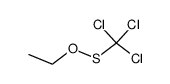 trichloro-methanesulfenic acid ethyl ester Structure