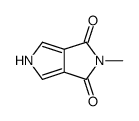 Pyrrolo[3,4-c]pyrrole-1,3(2H,5H)-dione, 2-methyl- (9CI) Structure