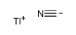 Thallium(I) cyanide.结构式