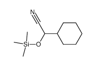 2-cyclohexyl-2-(trimethylsilyloxy)acetonitrile Structure