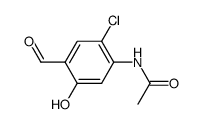 N-(2-Chloro-4-formyl-5-hydroxyphenyl)acetamide picture