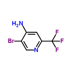 5-Bromo-2-(trifluoromethyl)-4-pyridinamine结构式