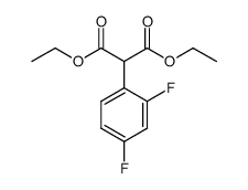 Diethyl 2-(2,4-difluorophenyl)malonate Structure