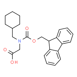 N-Fmoc-N-(cyclohexylmethyl)-glycine structure