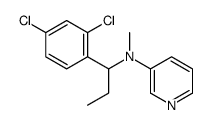 N-[1-(2,4-dichlorophenyl)propyl]-N-methylpyridin-3-amine结构式