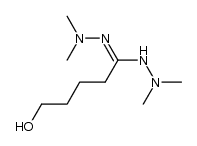 5-hydroxy-N,N,N',N'-tetramethylpentanohydrazide hydrazone Structure