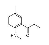 1-[5-methyl-2-(methylamino)phenyl]propan-1-one Structure